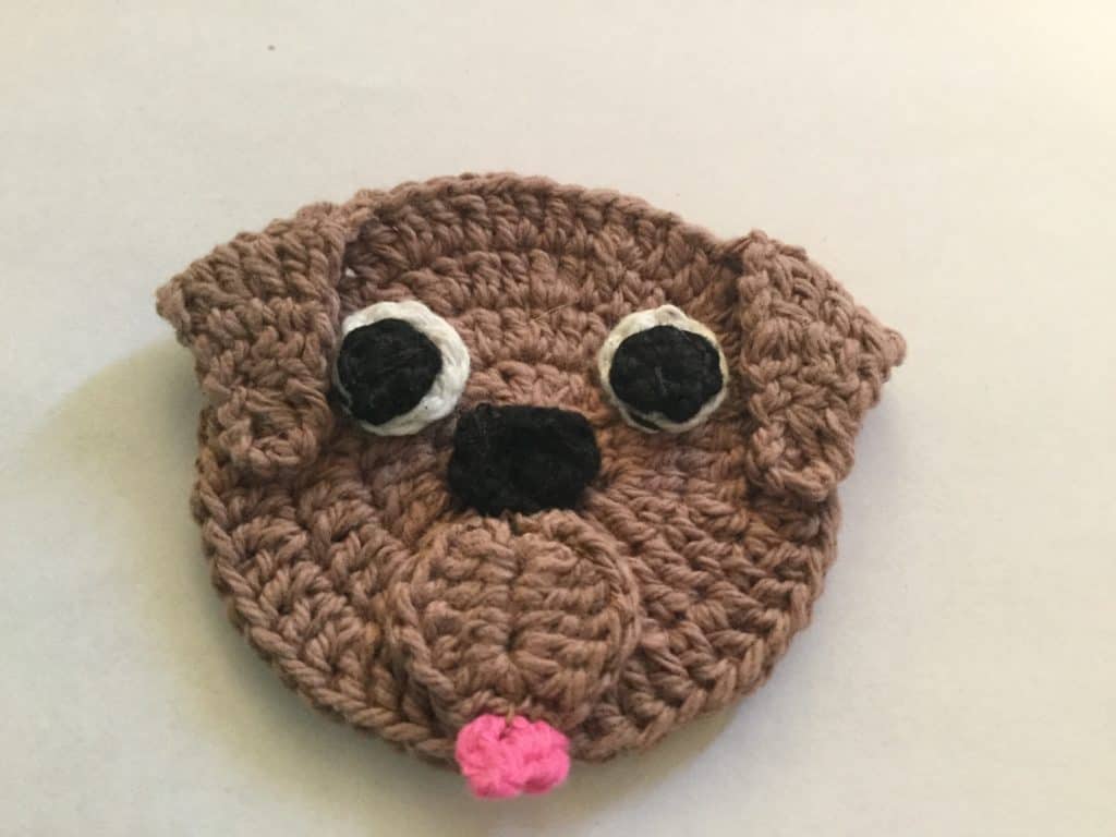 Crochet Dog with a bone tutorial and pattern • Kerri's Crochet