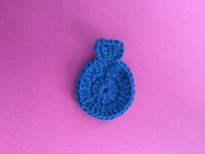 Crochet bird with tail