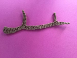 Crochet branch