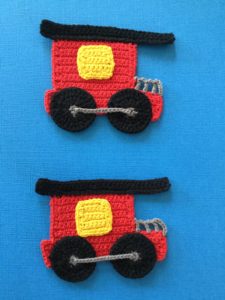 Crochet train caboose group