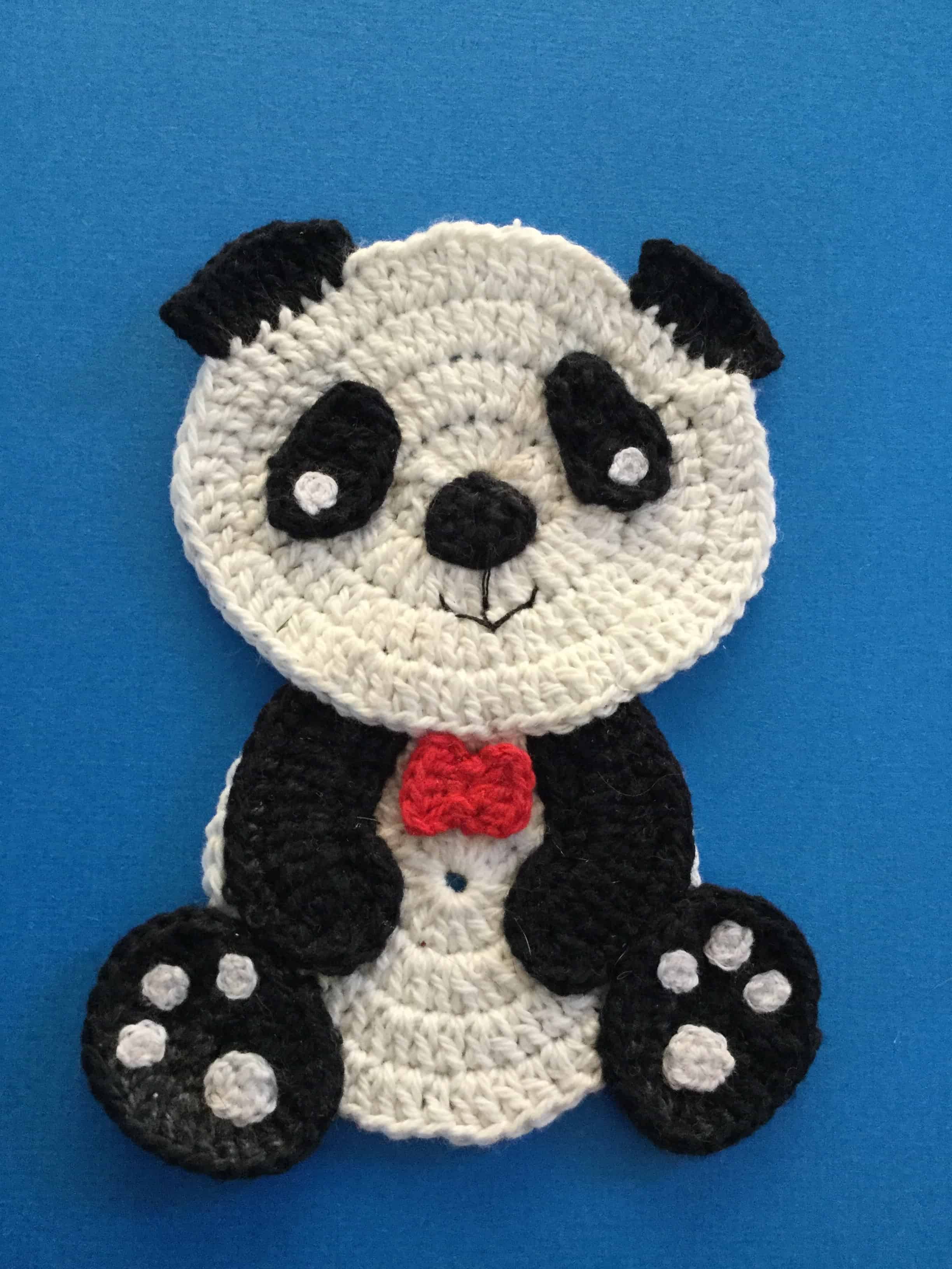 Sitting Panda Crochet Pattern • Kerri's Crochet