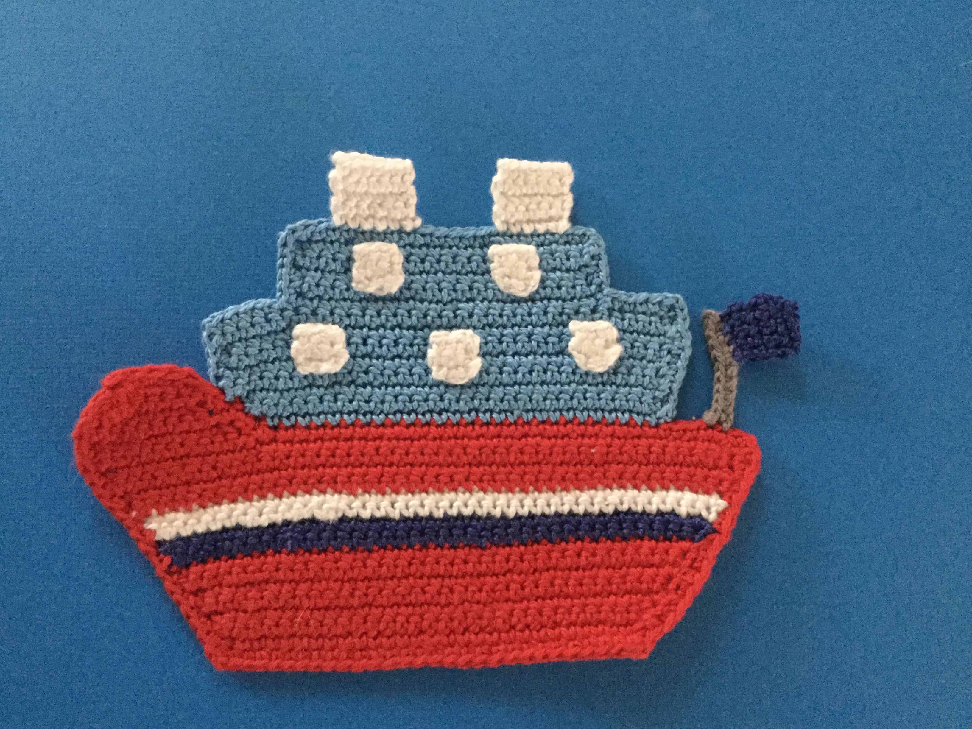 Ship Crochet Pattern • Kerri's Crochet