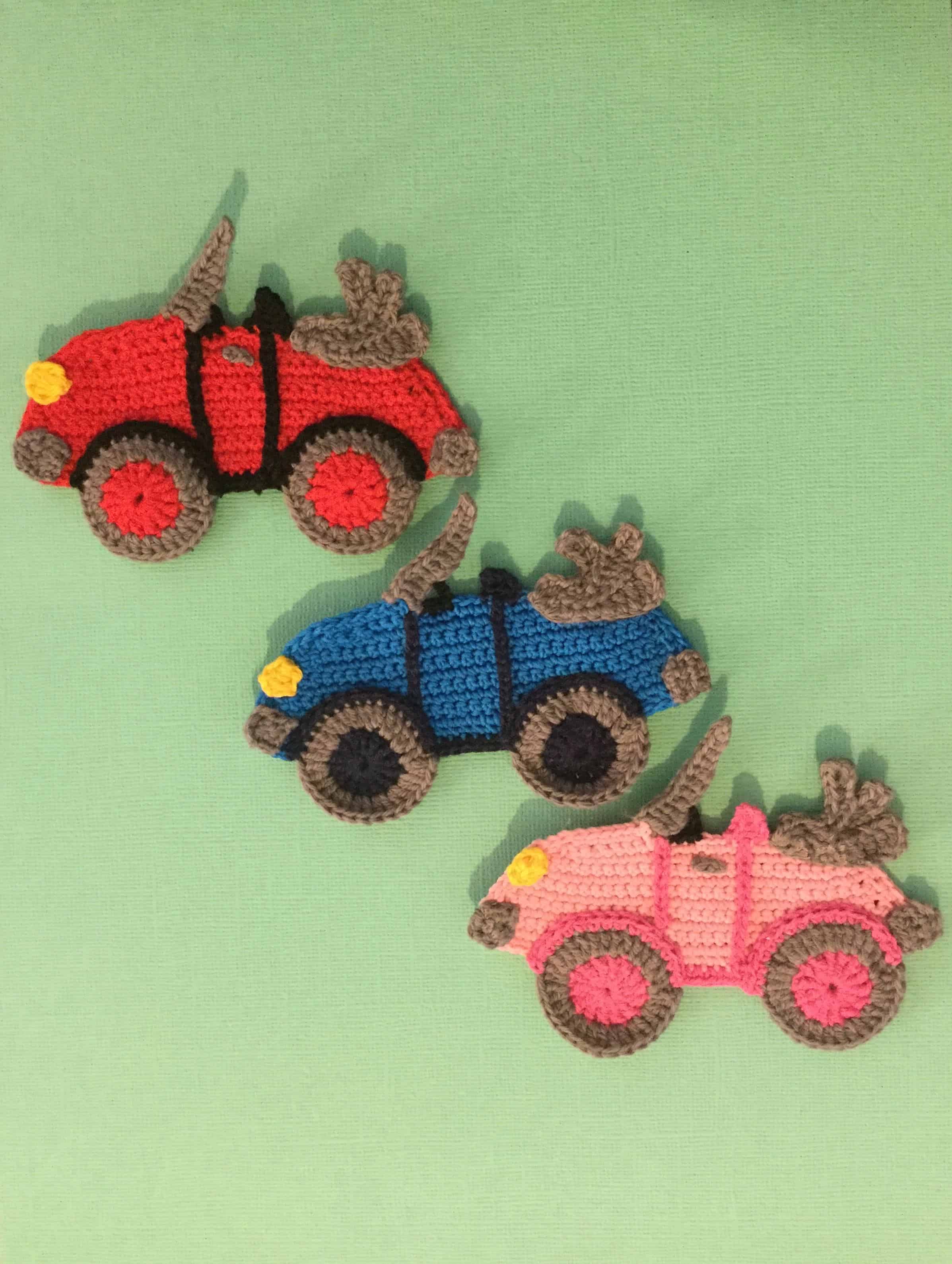 Convertible Car Crochet Pattern • Kerri's Crochet