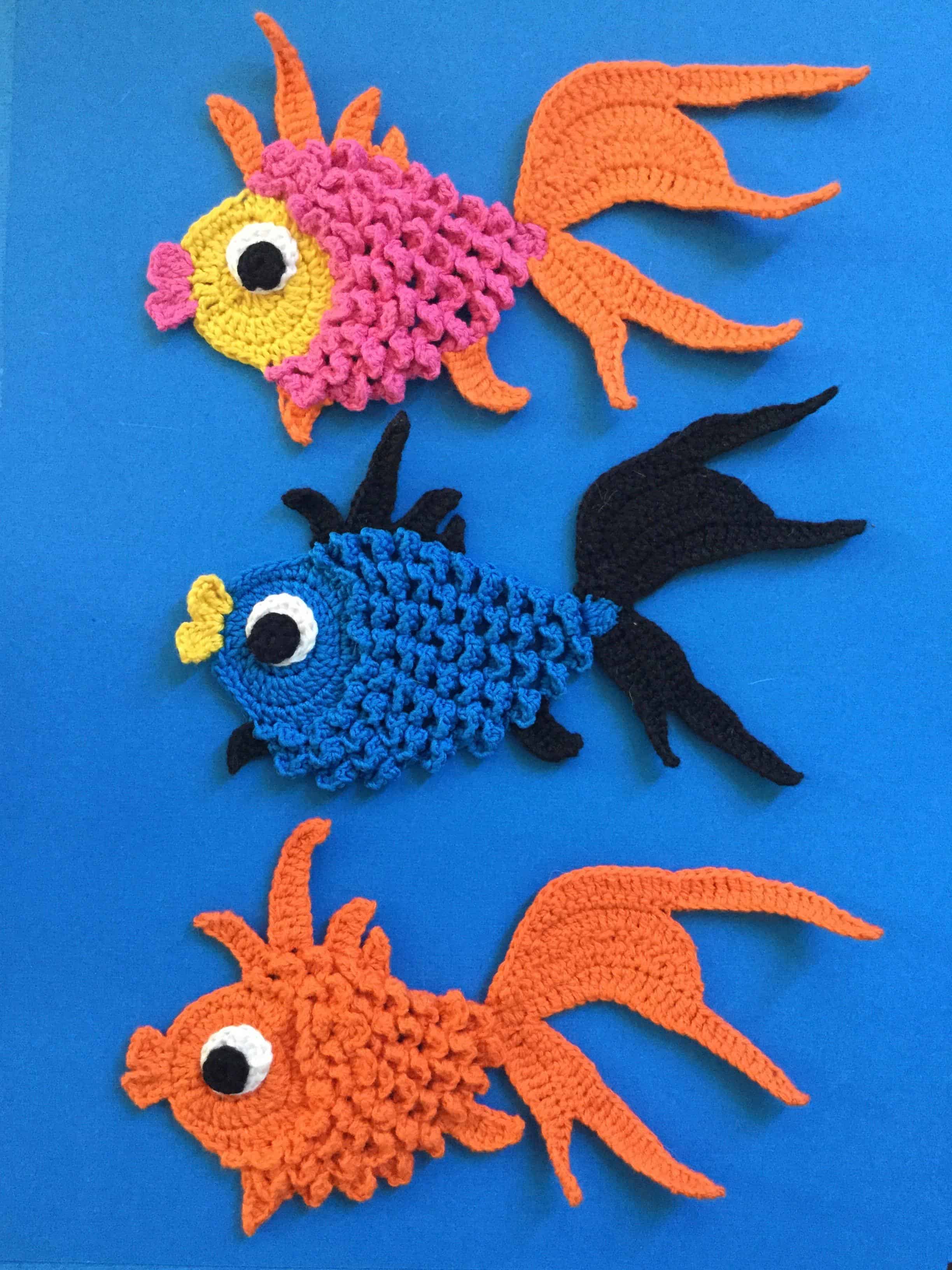 Fantail Goldfish Crochet Pattern • Kerri's Crochet