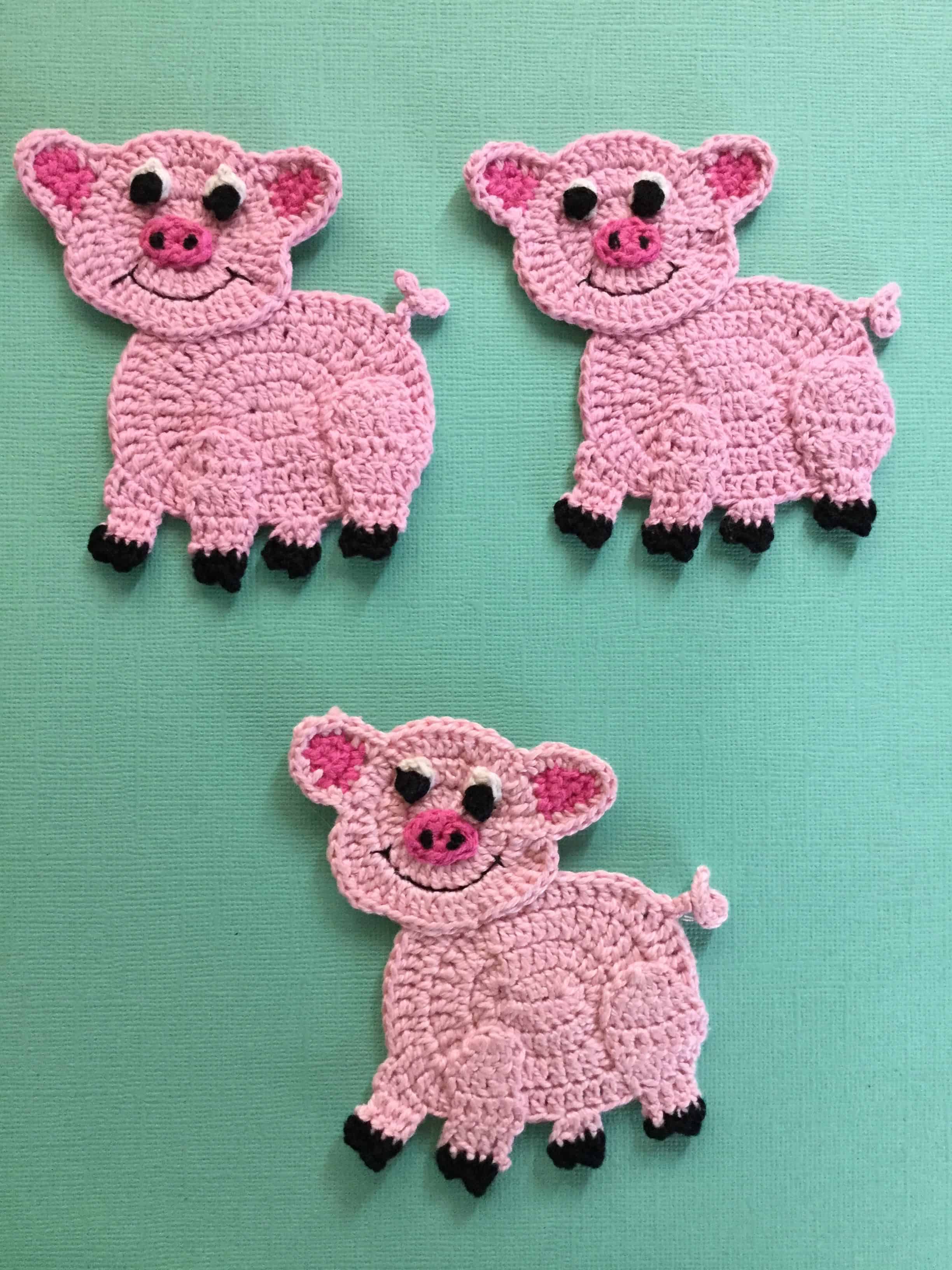 Crochet Pig Pattern • Kerri's Crochet