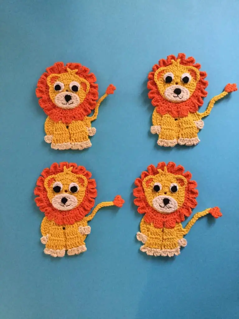 Crochet Lion Pattern • Kerri's Crochet