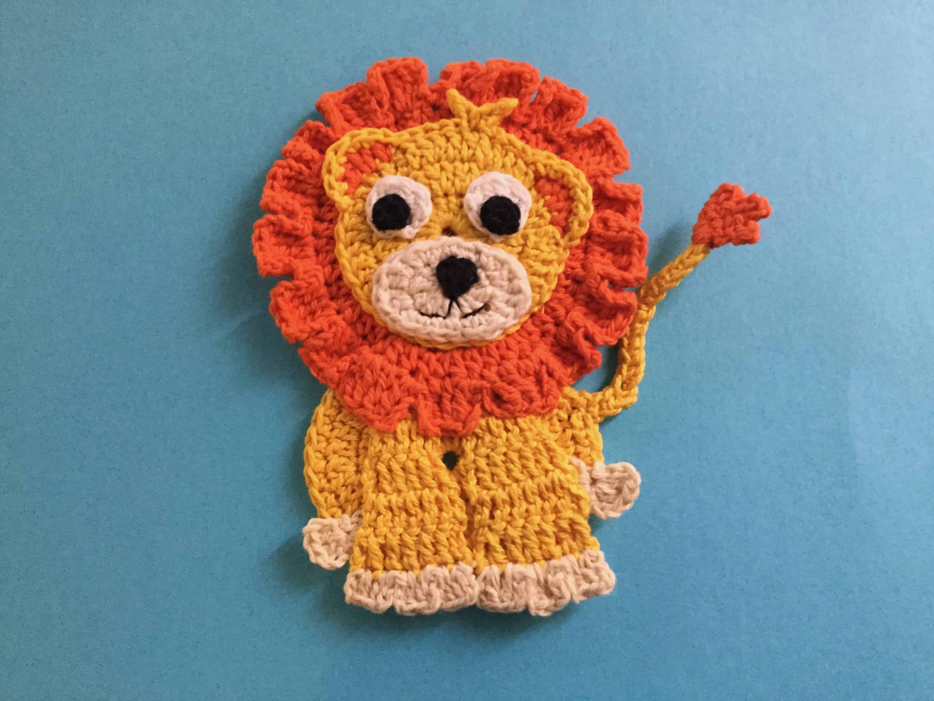 Crochet Lion Pattern • Kerri's Crochet