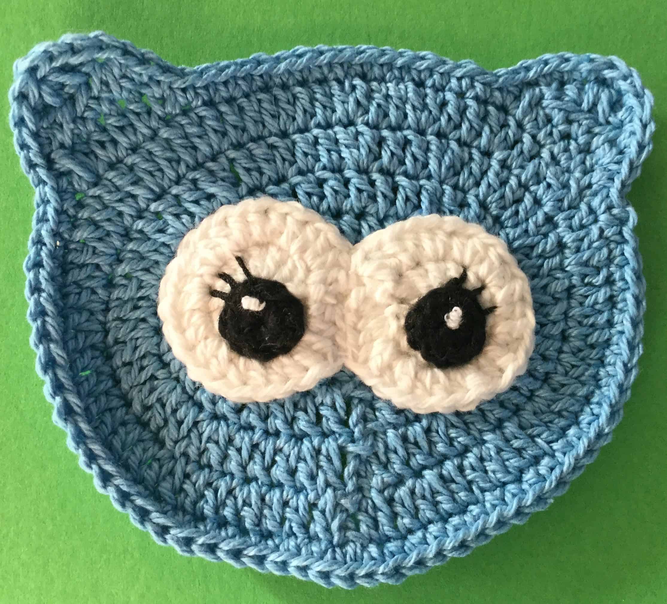 crochet-owl-face-with-eyes • Kerri's Crochet