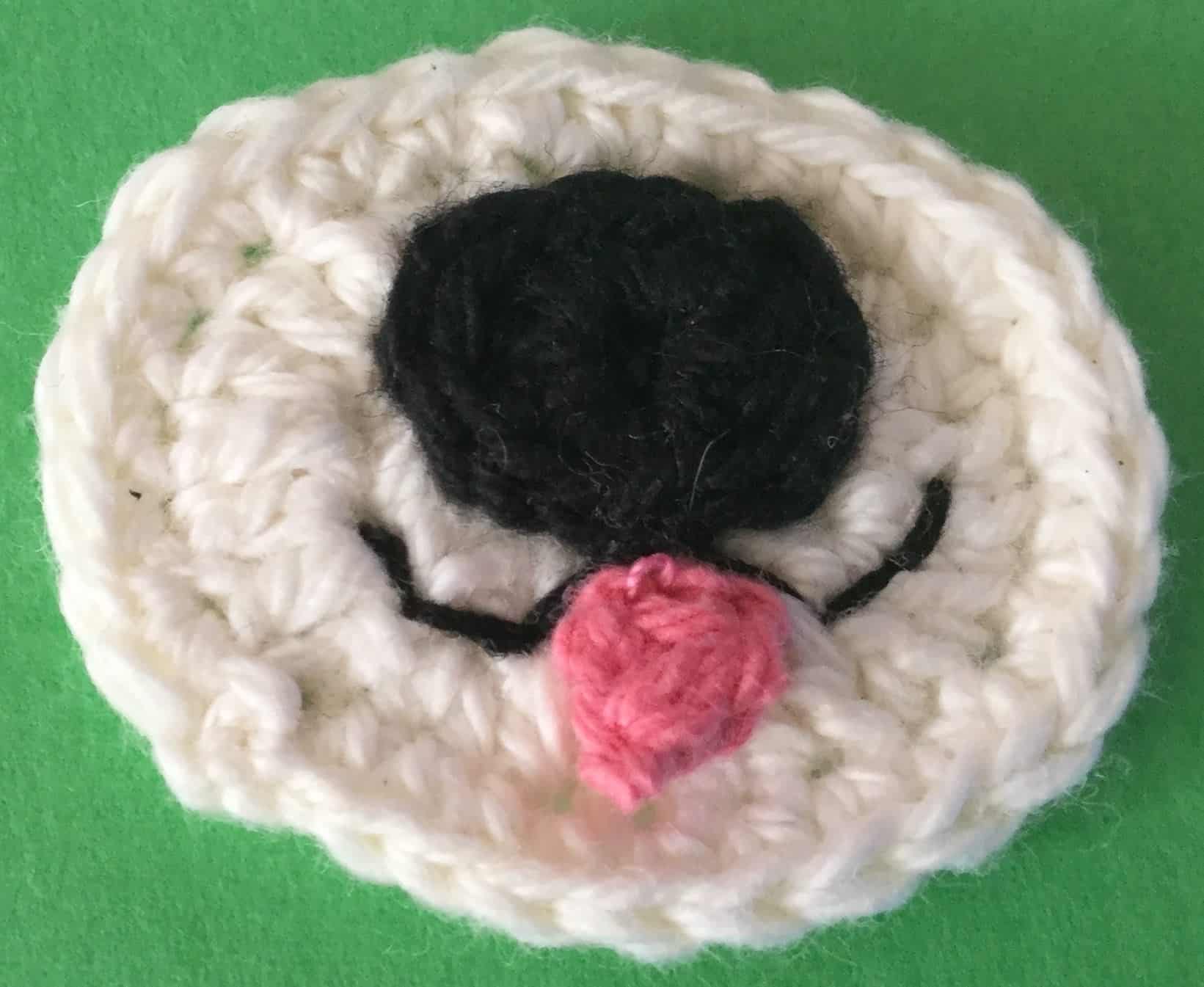 crochetbassethounddogmuzzlewithtongue • Kerri's Crochet