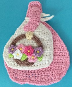 Girl with a Basket of Flowers Crochet Pattern • Kerri's Crochet