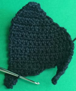 Crochet buffalo joining for third leg