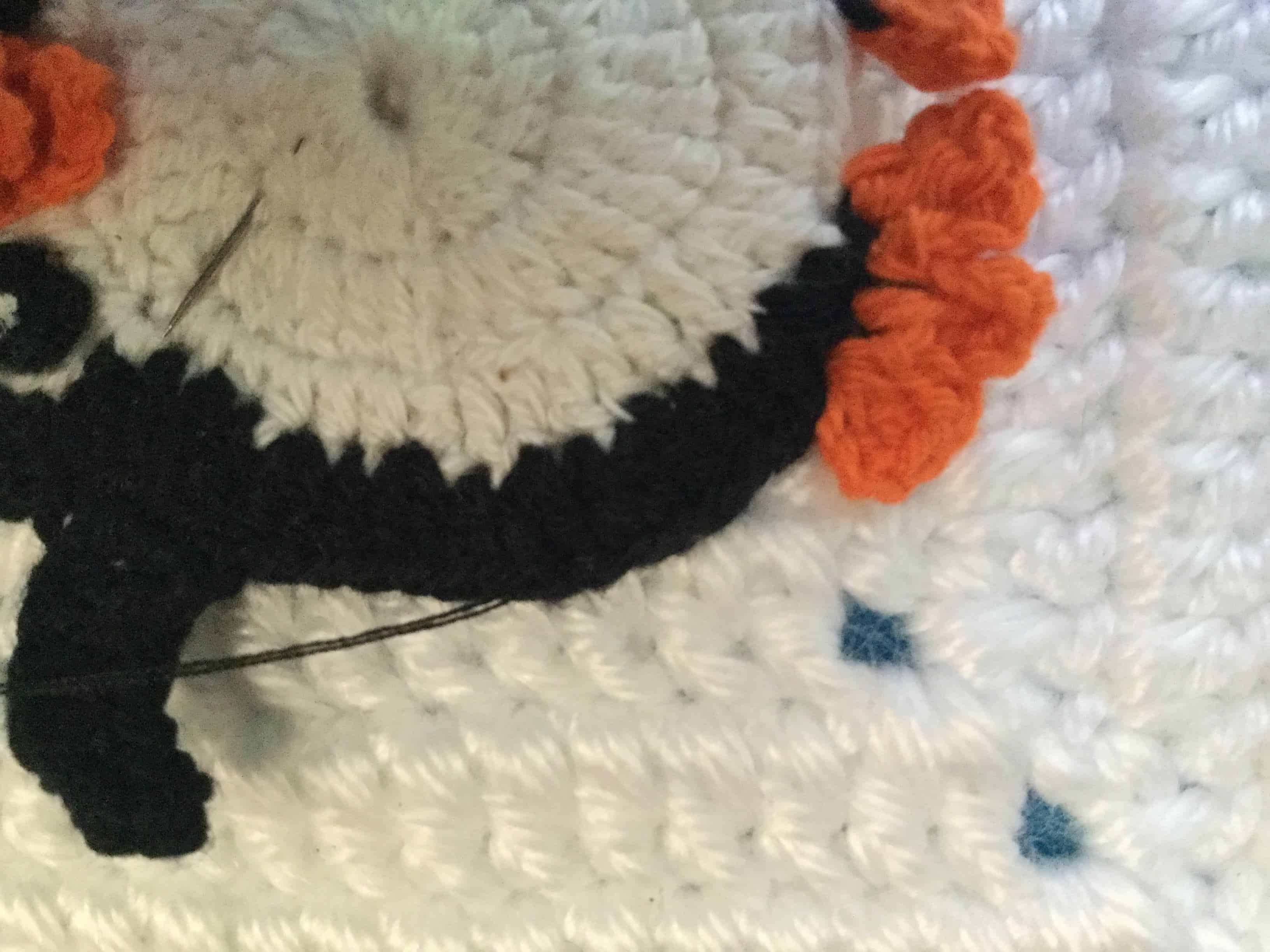 Attaching a Crochet Applique to a Crochet Item • Kerri's Crochet