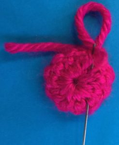 Crochet magic loop weaving in ends