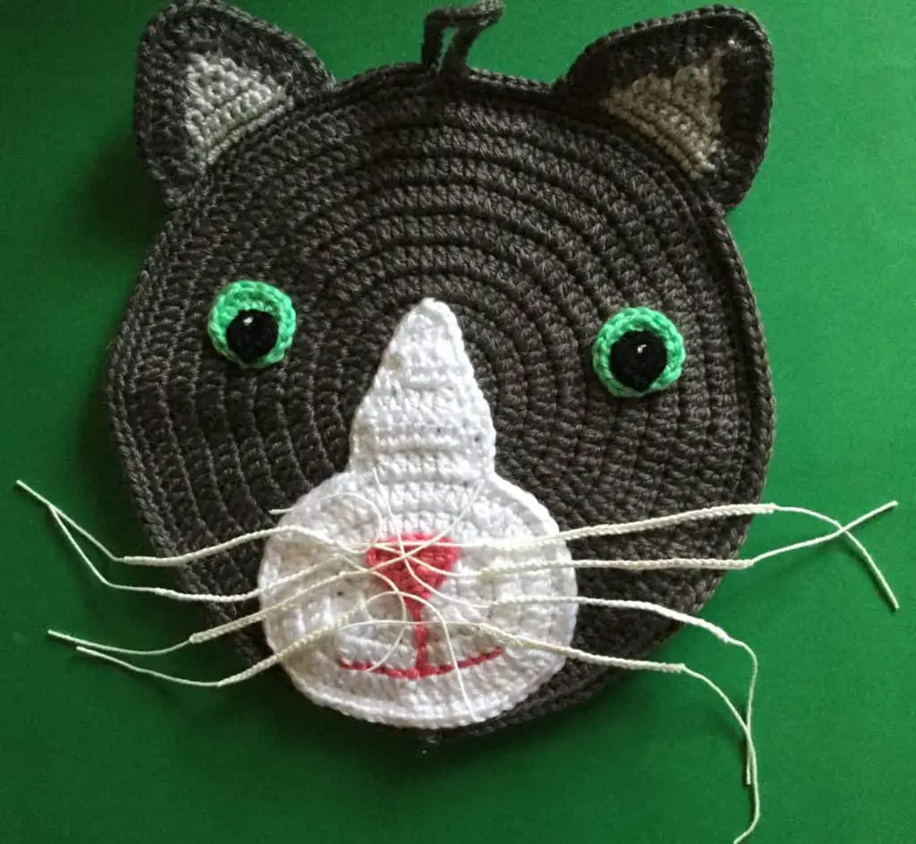Crochet Cat Potholder Pattern • Kerri's Crochet