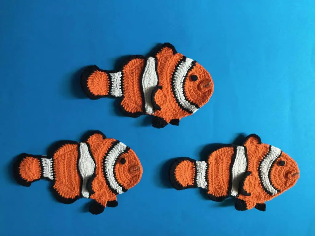 Crochet Clown Fish Pattern • Kerri's Crochet