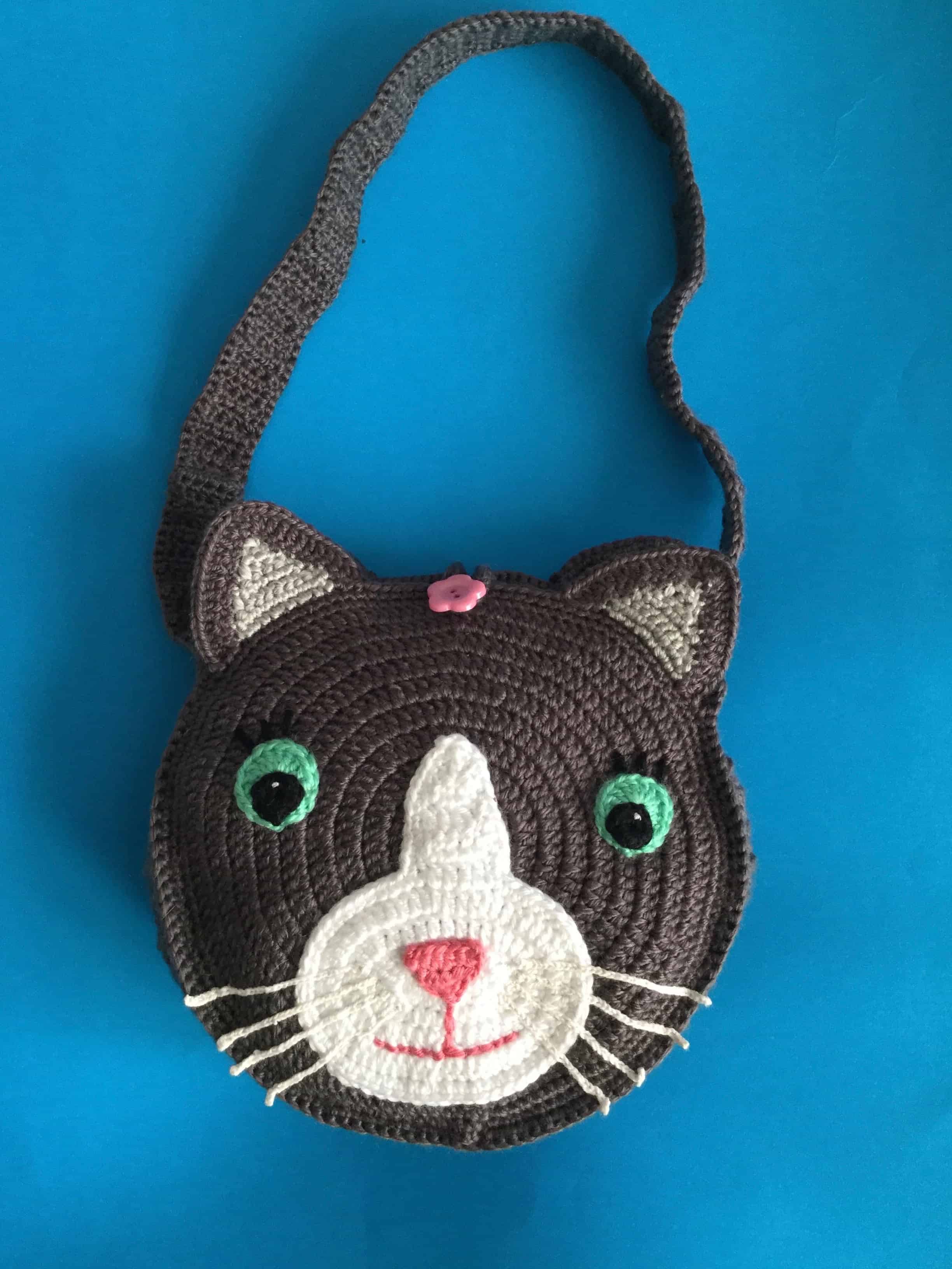 Crochet Cat Bag Pattern • Kerri's Crochet