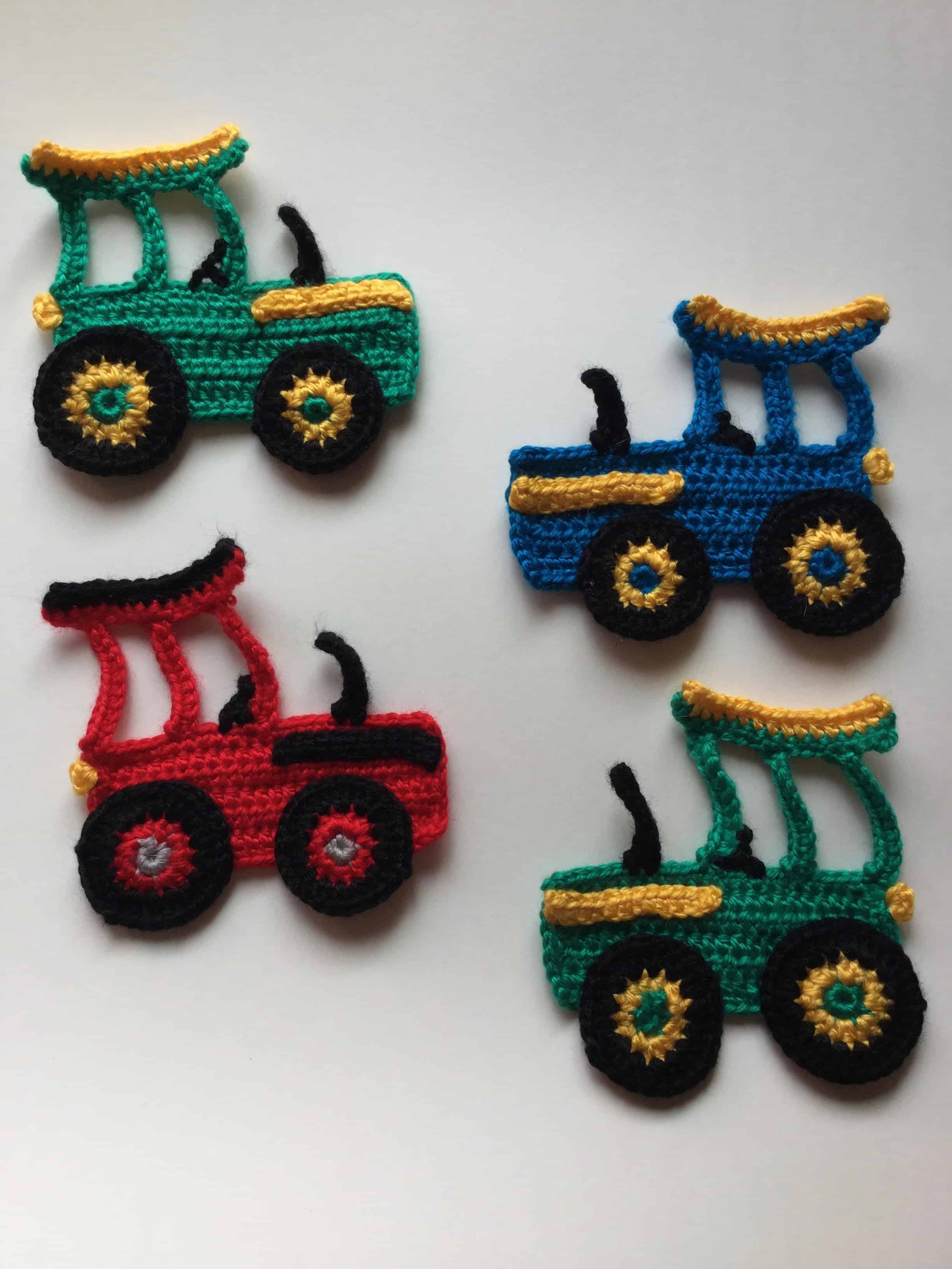 Crochet Tractor Pattern • Kerri's Crochet