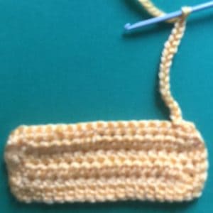 Crochet digger cab chain