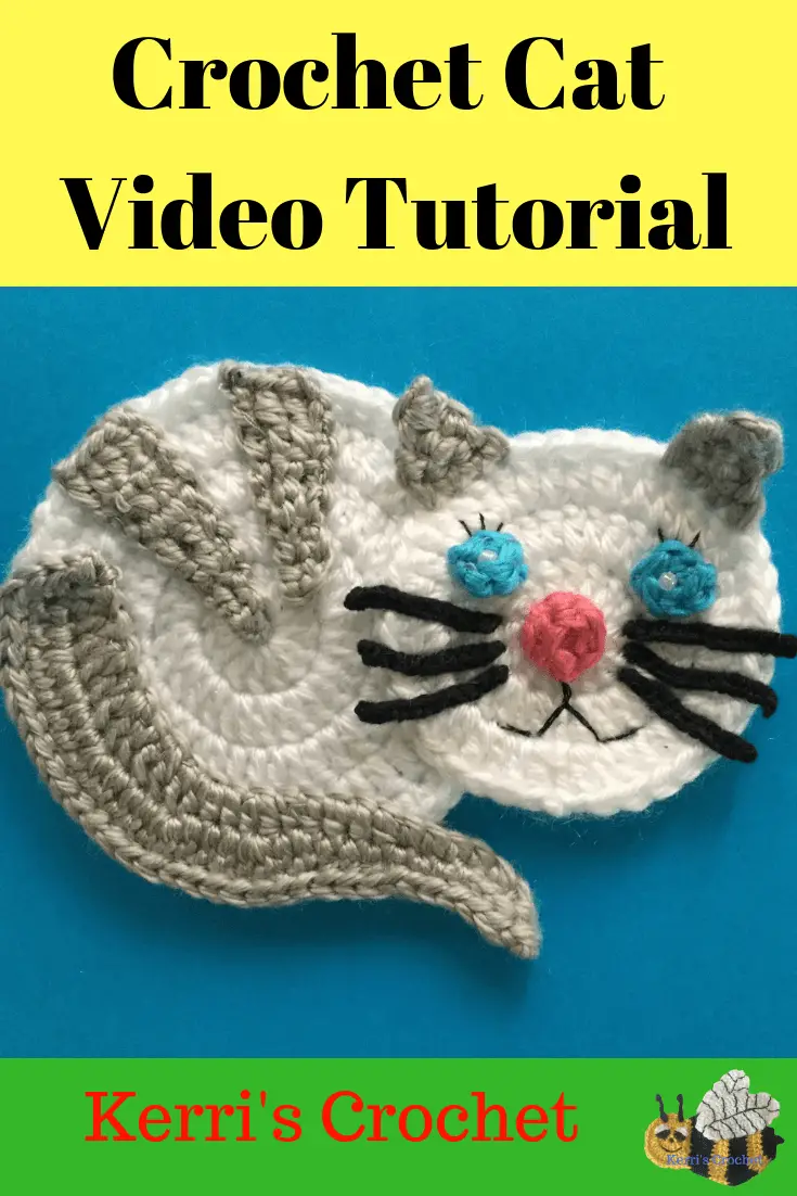 Crochet Easy Cat Video Tutorial • Kerri's Crochet