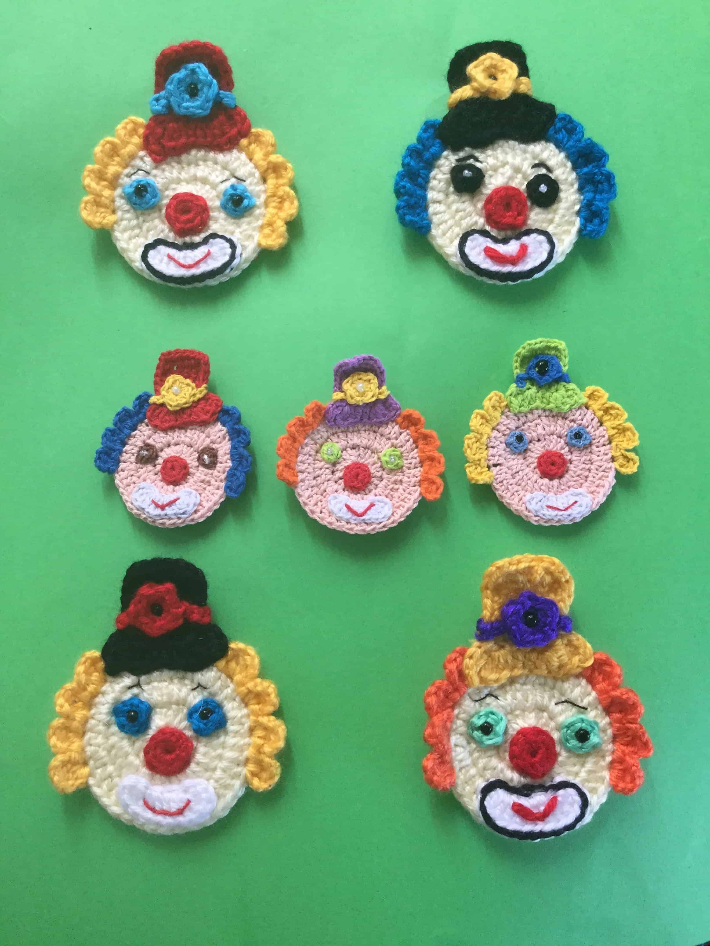 Crochet Clown with a Top Hat Pattern • Kerri's Crochet