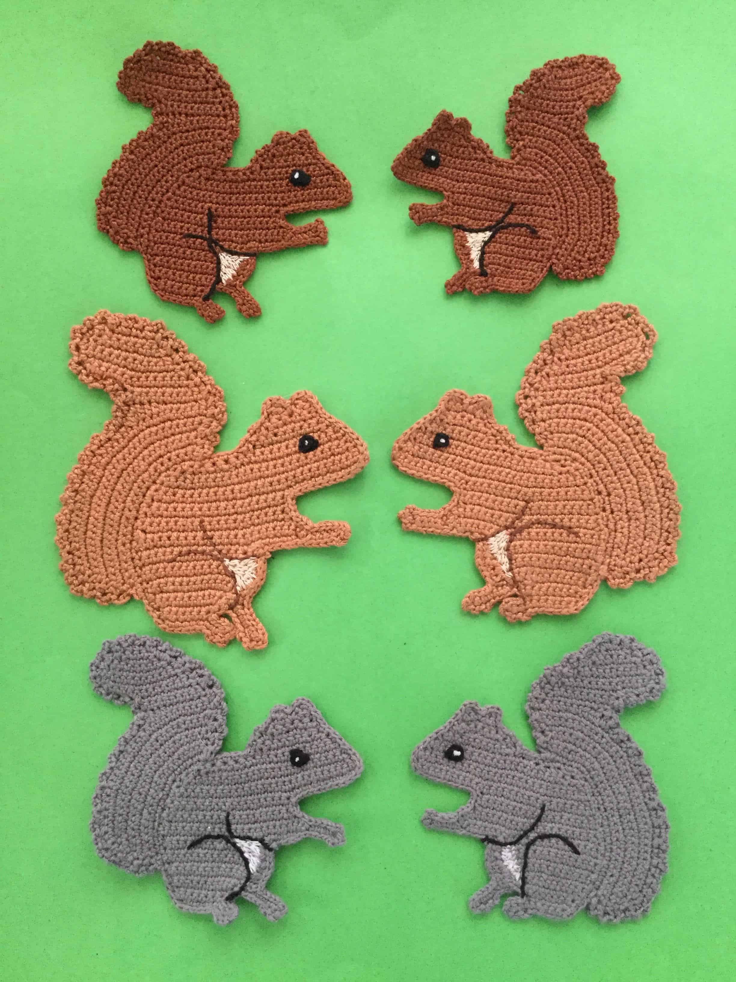 Crochet Squirrel Pattern • Kerri's Crochet