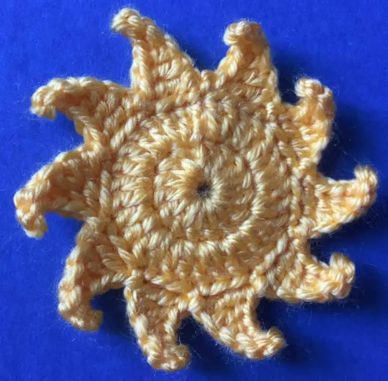 Crochet Sun Applique and Finger Puppet Pattern • Kerri's Crochet