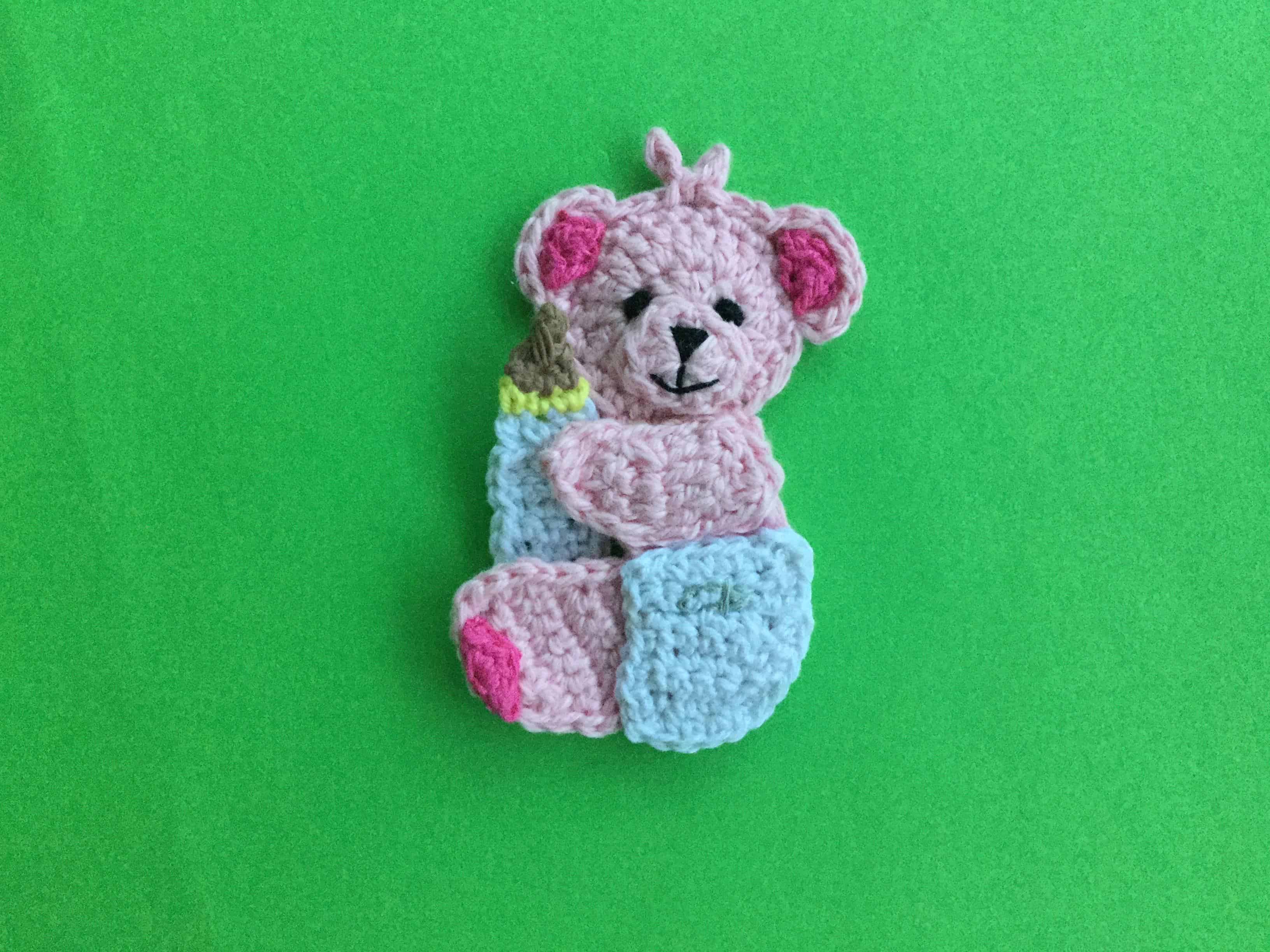 crochet baby teddy