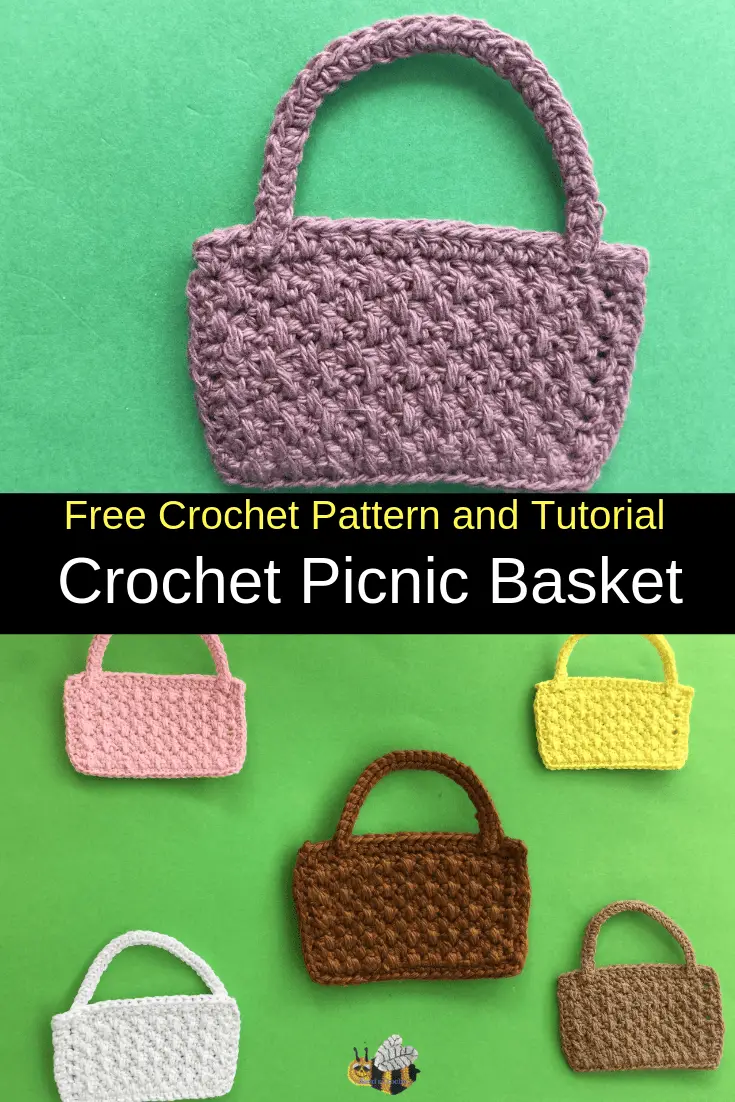 Crochet Picnic Basket Pattern • Kerri's Crochet