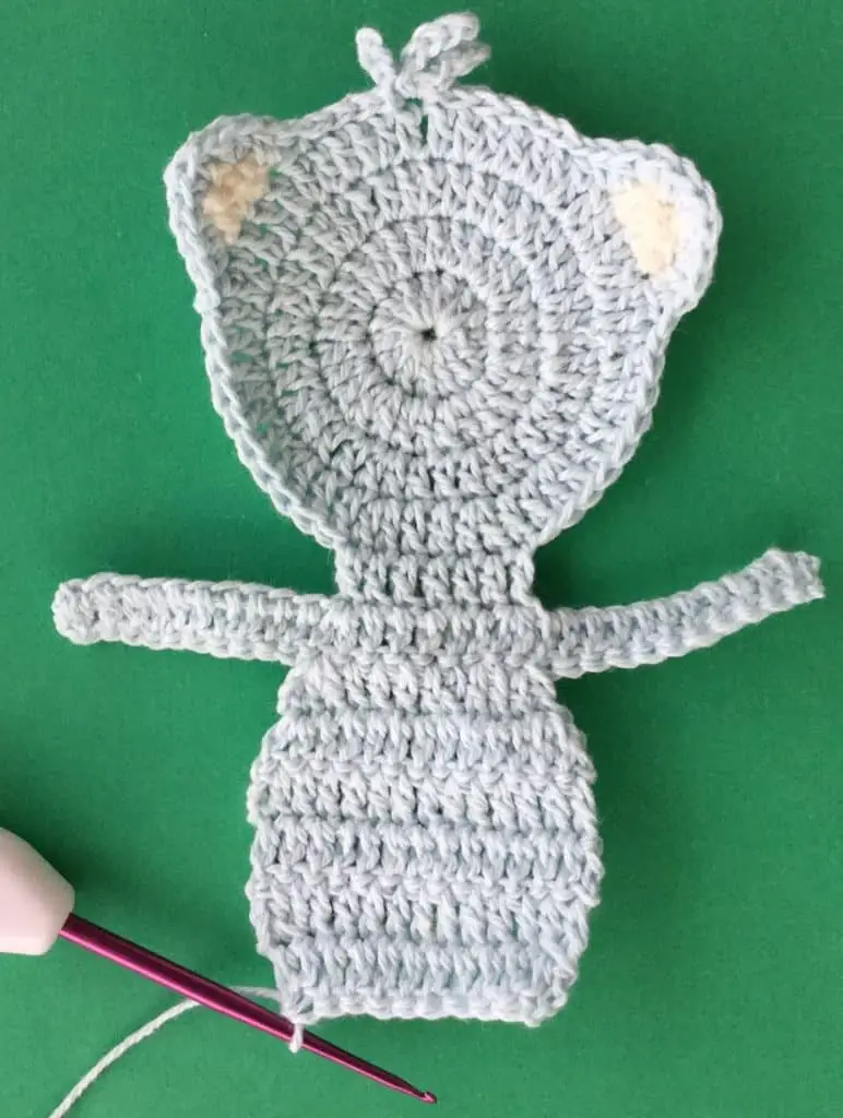 crochet teddy applique body • Kerri s Crochet