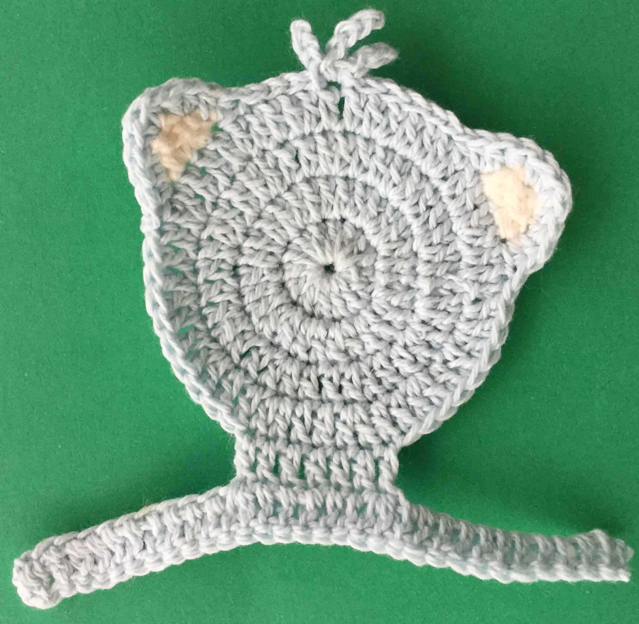 crochet teddy applique neck and arms • Kerri s Crochet