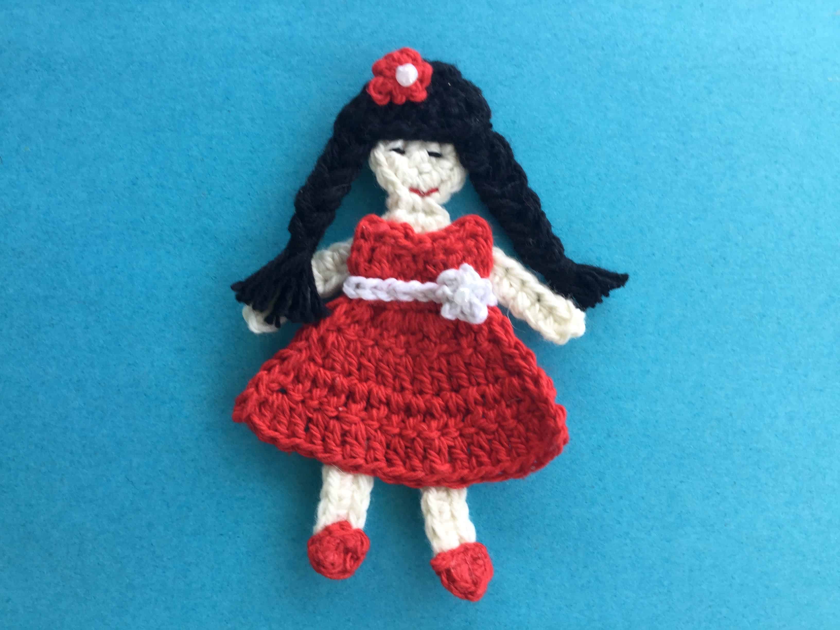 Girl Crochet Applique Pattern • Kerri's Crochet
