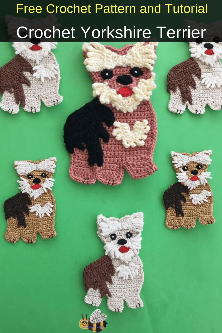 Crochet Yorkshire Terrier Pattern (UK Version) • Kerri's Crochet