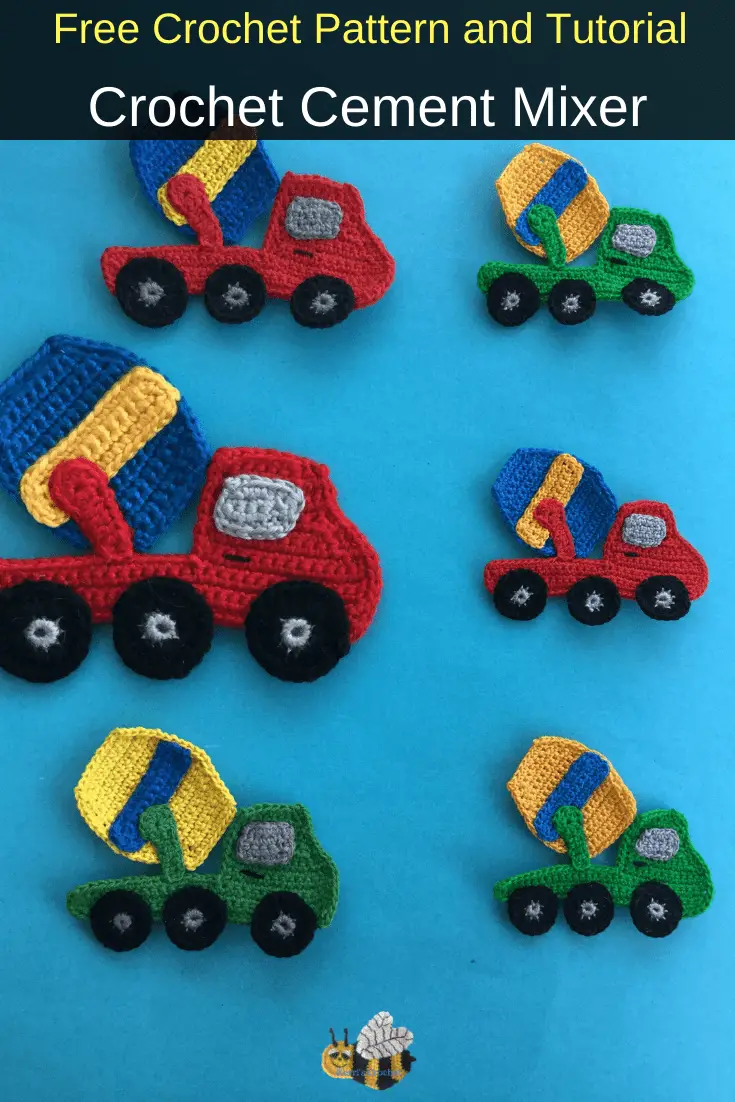 Crochet cement mixer pattern  kerris crochet