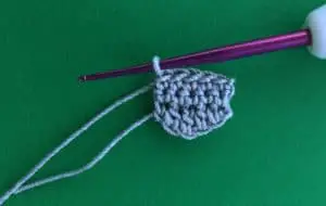 Crochet easy elephant 2 ply foot