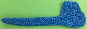 Crochet log truck body neatened