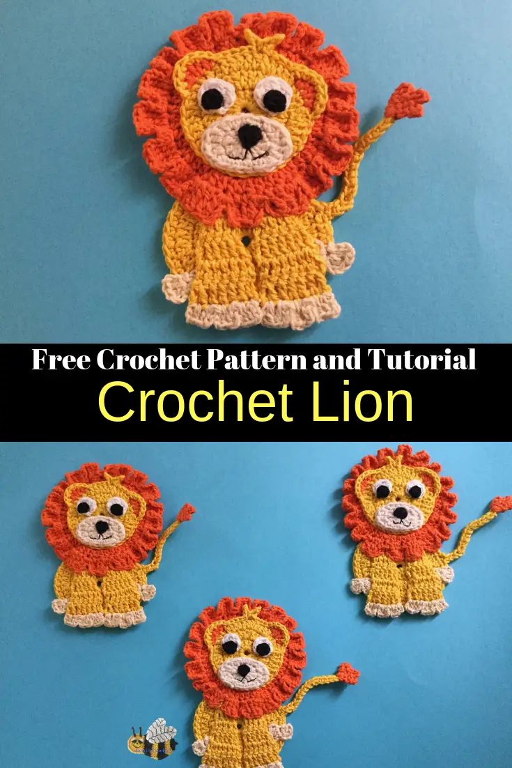 Crochet Lion Pattern • Kerri's Crochet