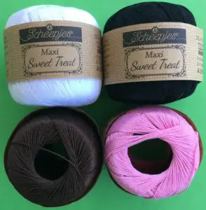 Crochet basset hound 2 ply cotton