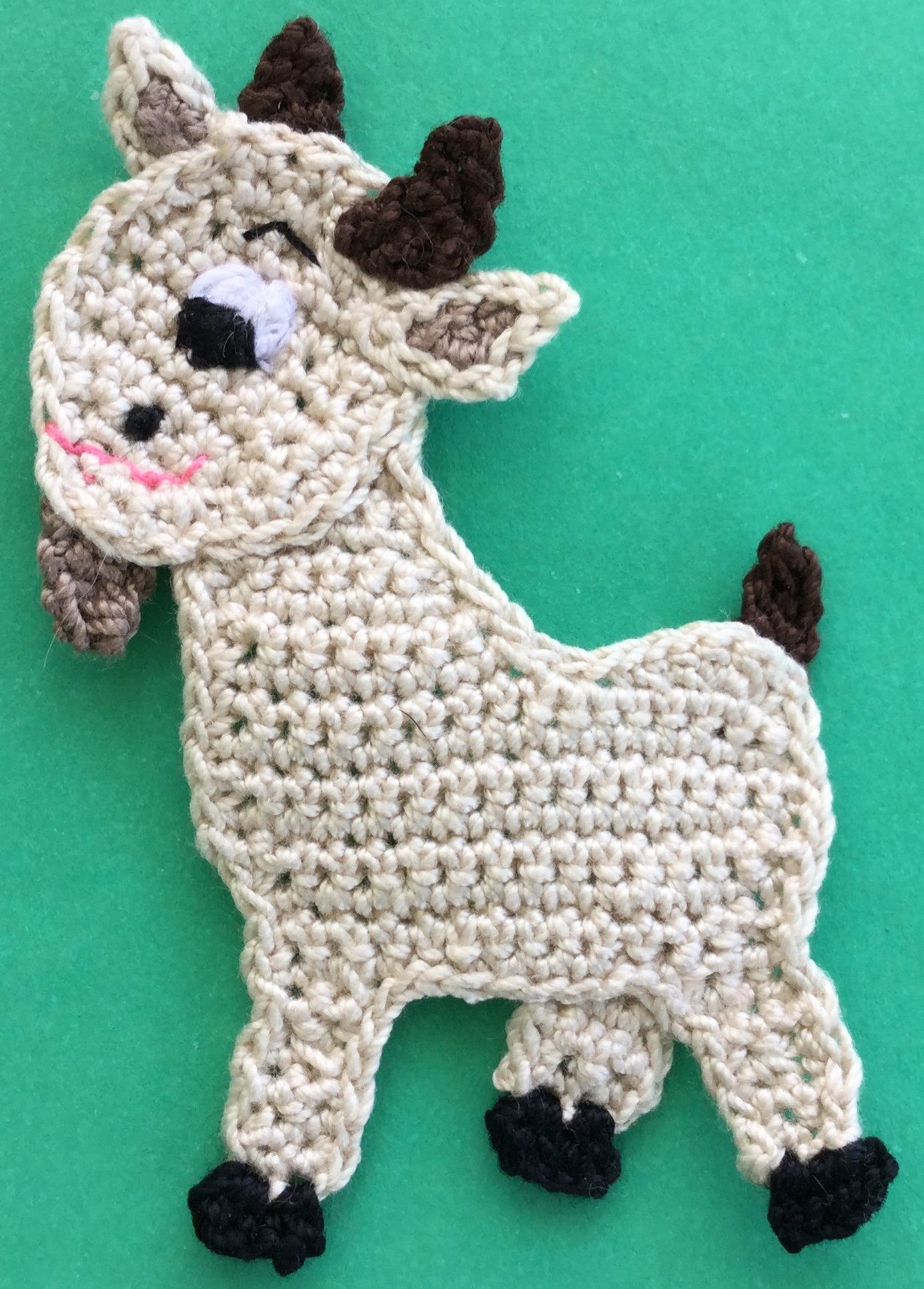 Crochet Goat Pattern (UK Version) • Kerri's Crochet