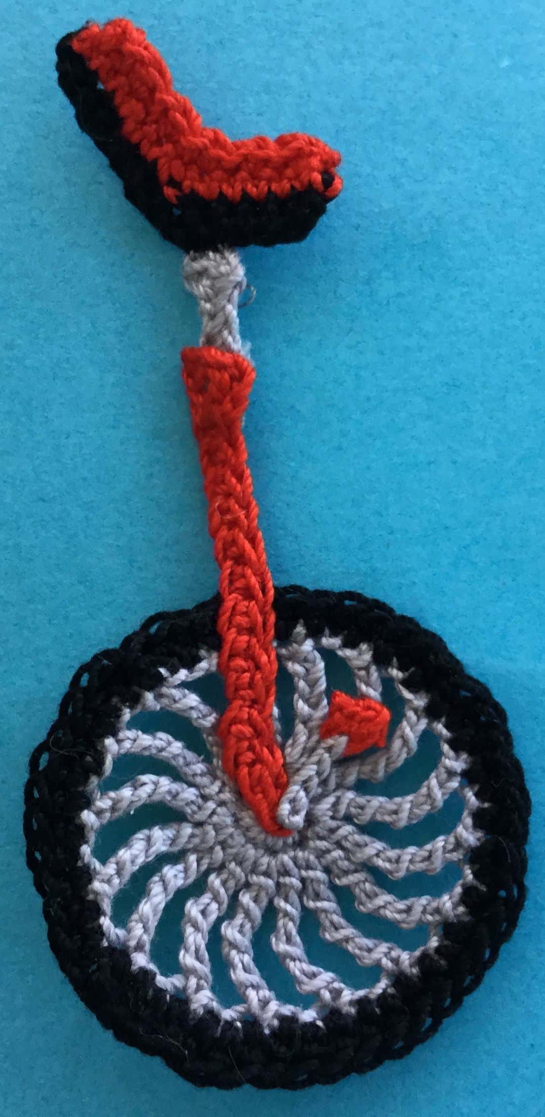 crochet-unicycle-2-ply-wheel-with-front-pedal • Kerri's Crochet