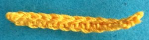 Crochet tractor 2 ply trim