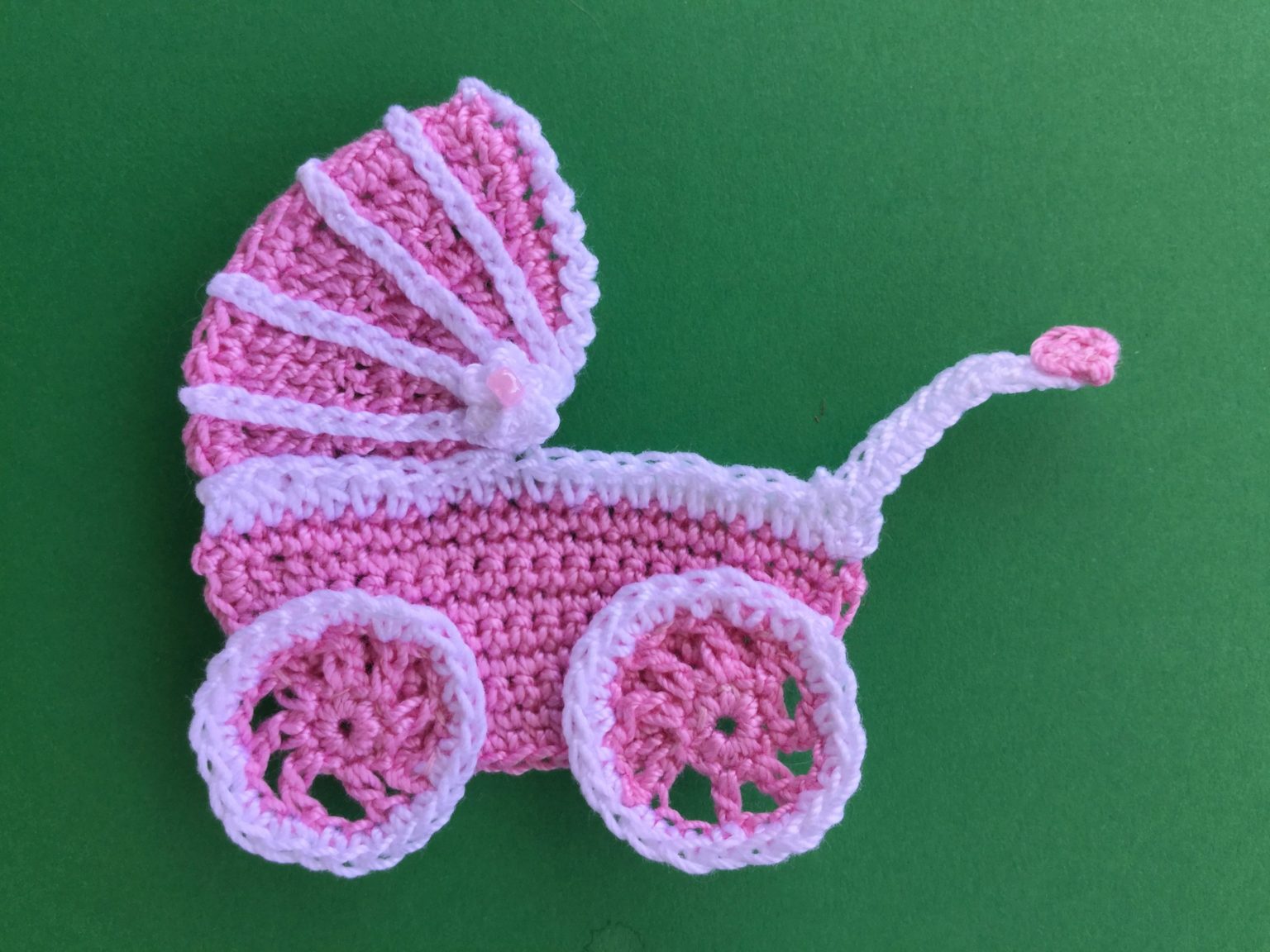 Crochet Pram Pattern • Kerri's Crochet