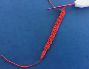 Crochet paintbrush 2 ply handle