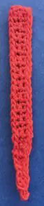 Crochet paintbrush 2 ply handle neatened