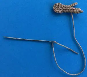 Crochet robin 2 ply wing woven