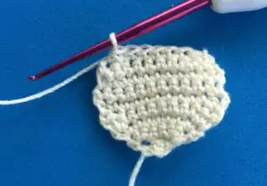 Crochet mermaid 2 ply head
