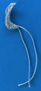 Crochet dolphin 2 ply tail