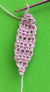 Crochet orchid 2 ply small petal