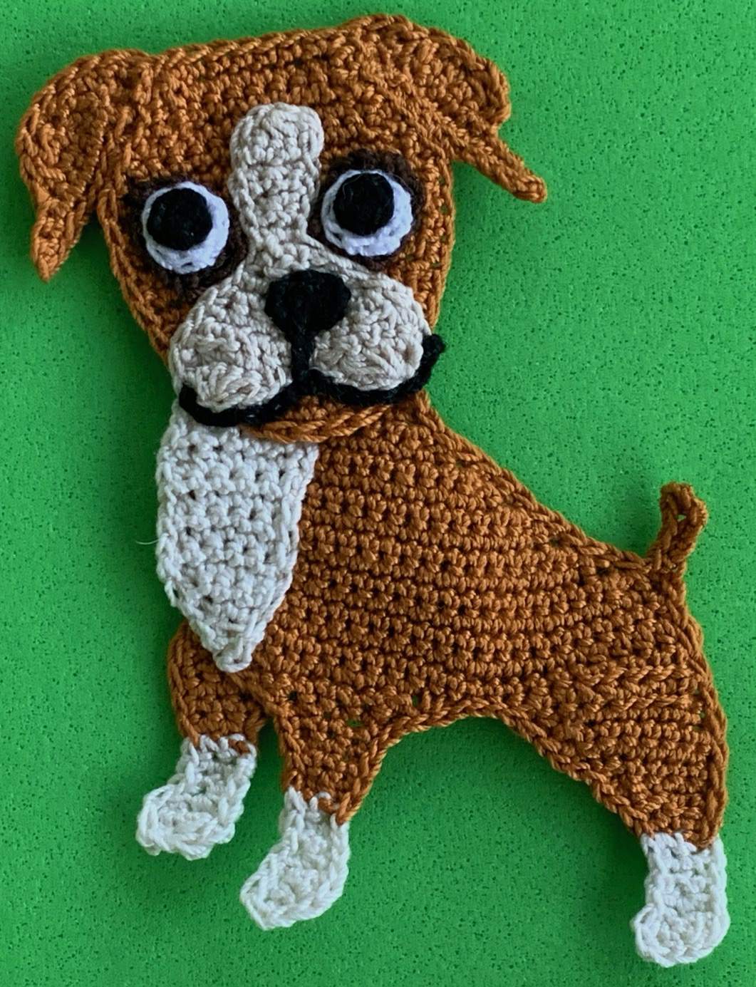 Crochet Boxer Dog Pattern • Kerri's Crochet