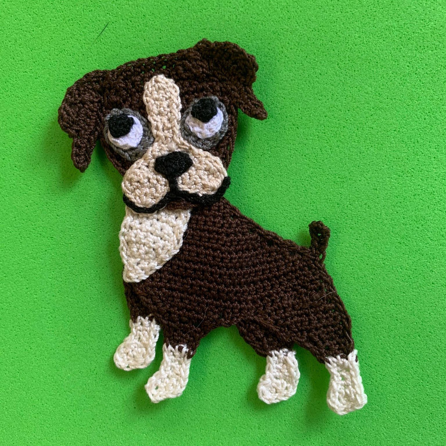 Crochet Boxer Dog Pattern • Kerri's Crochet