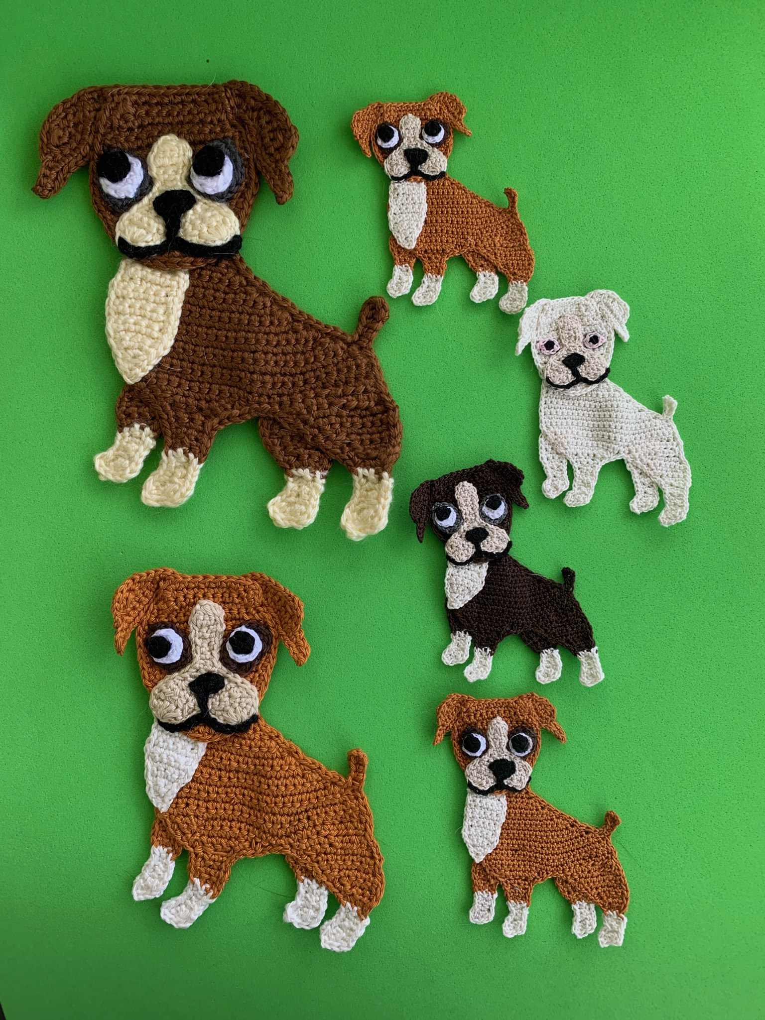 Crochet Boxer Dog Pattern • Kerri's Crochet